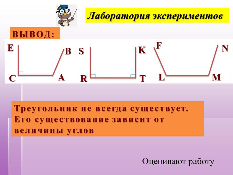 Лаборатория экспериментов ВЫВОД: