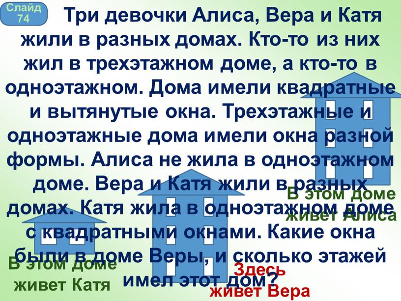 В этом доме живет Катя В этом доме живет