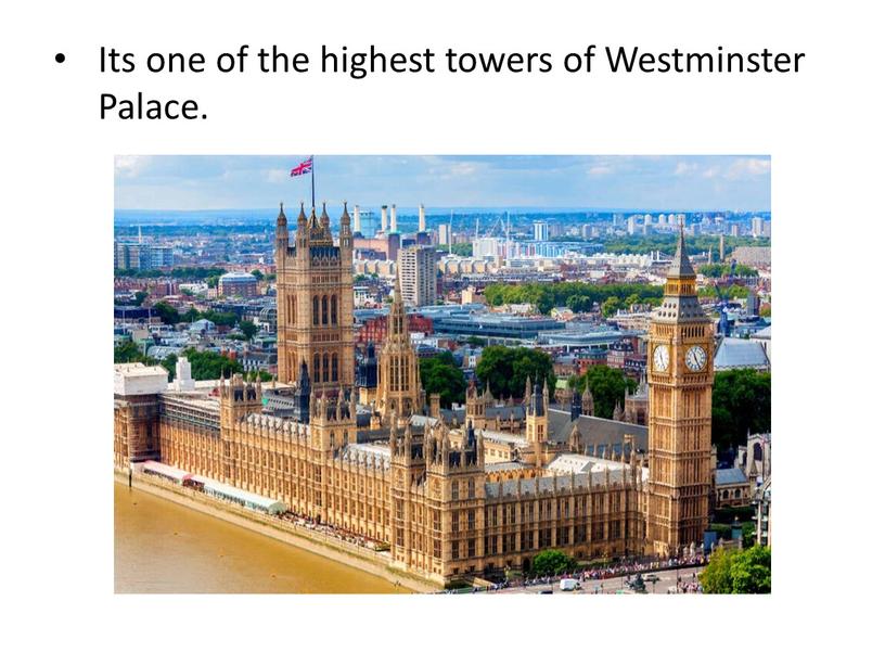 Its one of the highest towers of