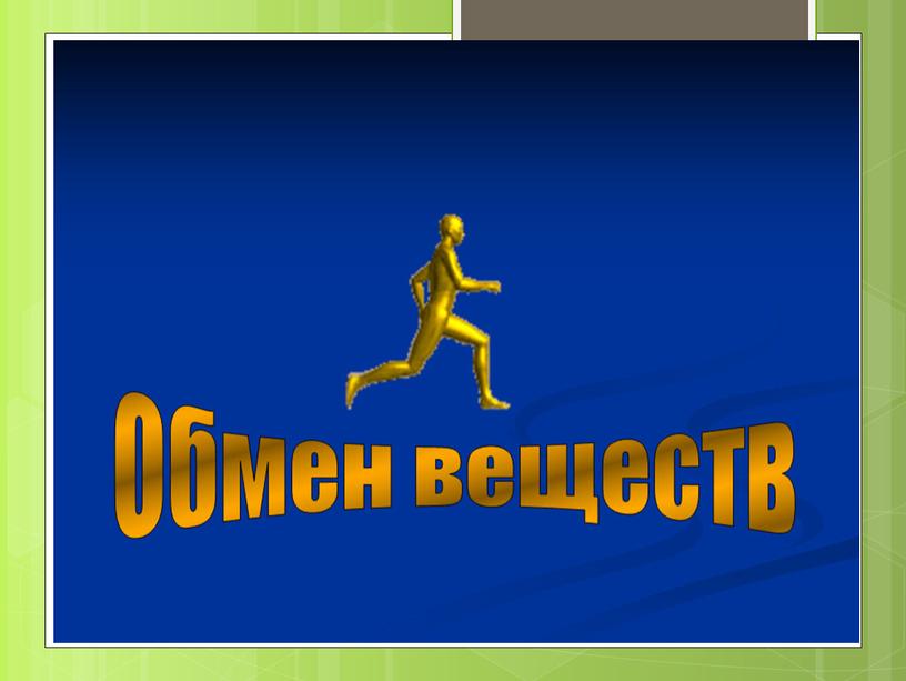 Презентация к уроку в 10 кл по теме "Обмен веществ или метаболизм"