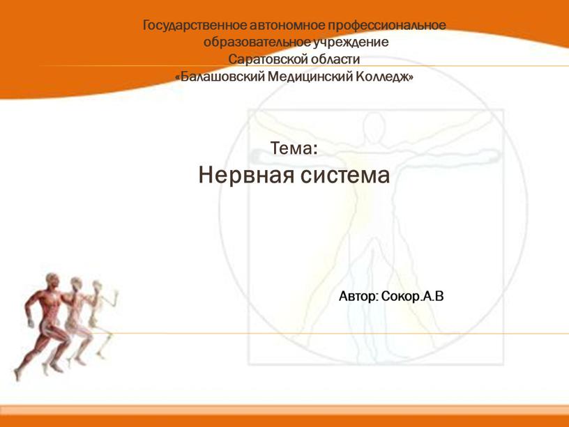 Государственное автономное профессиональное образовательное учреждение