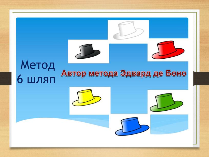 Применение метода "Шесть шляп мышления" на уроках родного языка и литературы