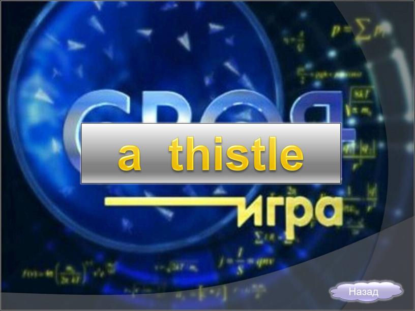 a thistle Назад