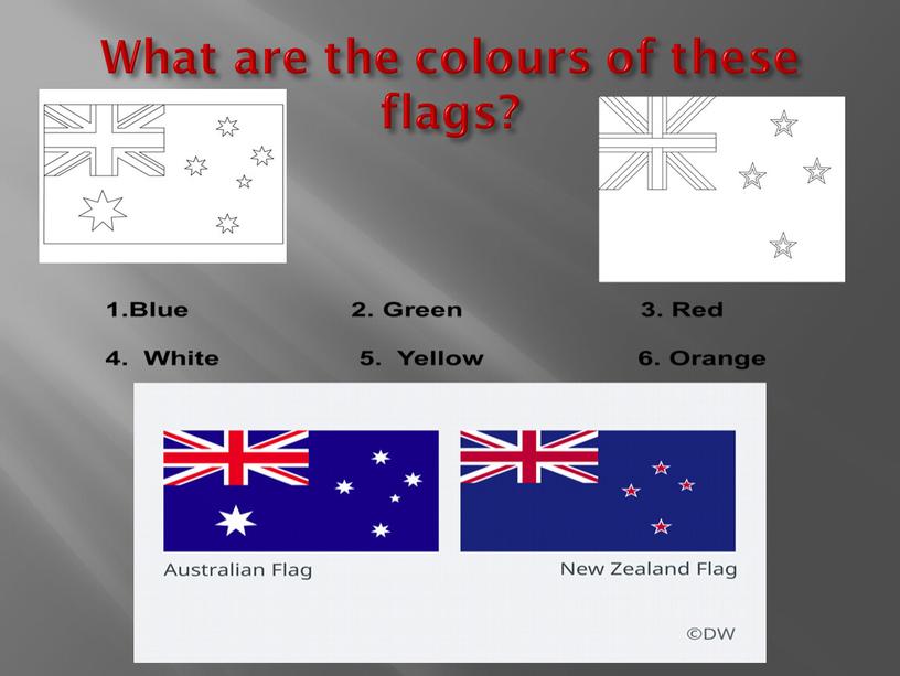 What are the colours of these flags?