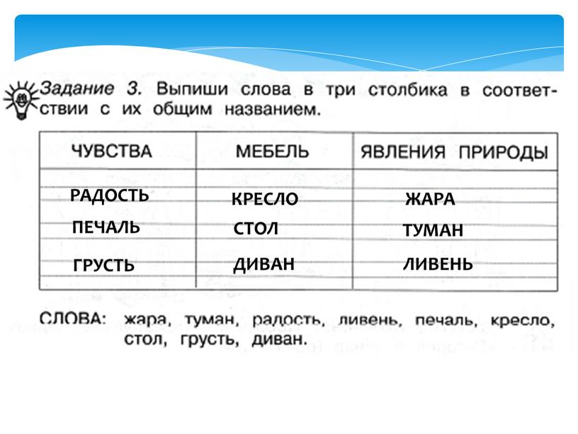 ПЕЧАЛЬ ТУМАН РАДОСТЬ ЛИВЕНЬ ЖАРА