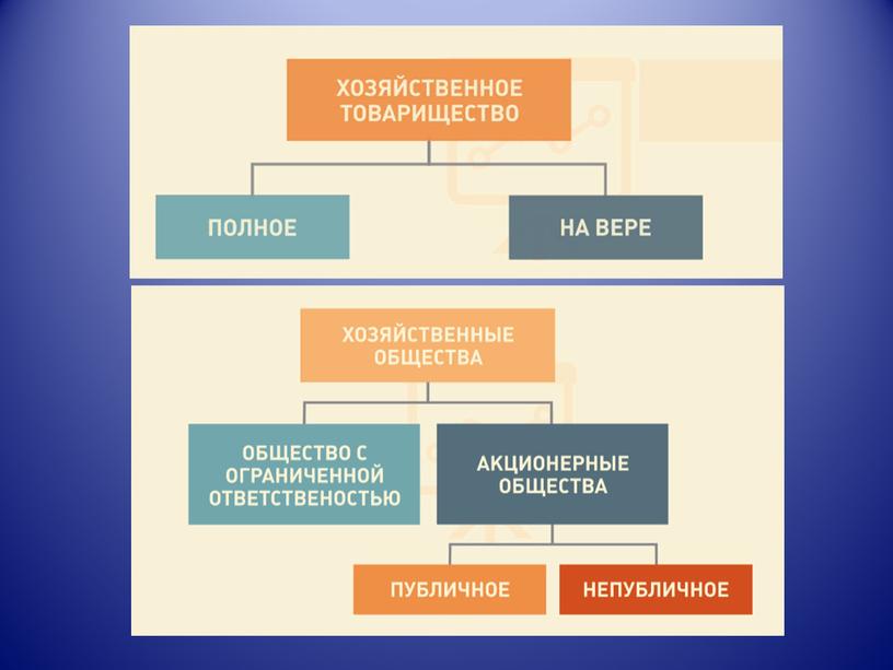 Экономика. Формы организации бизнеса