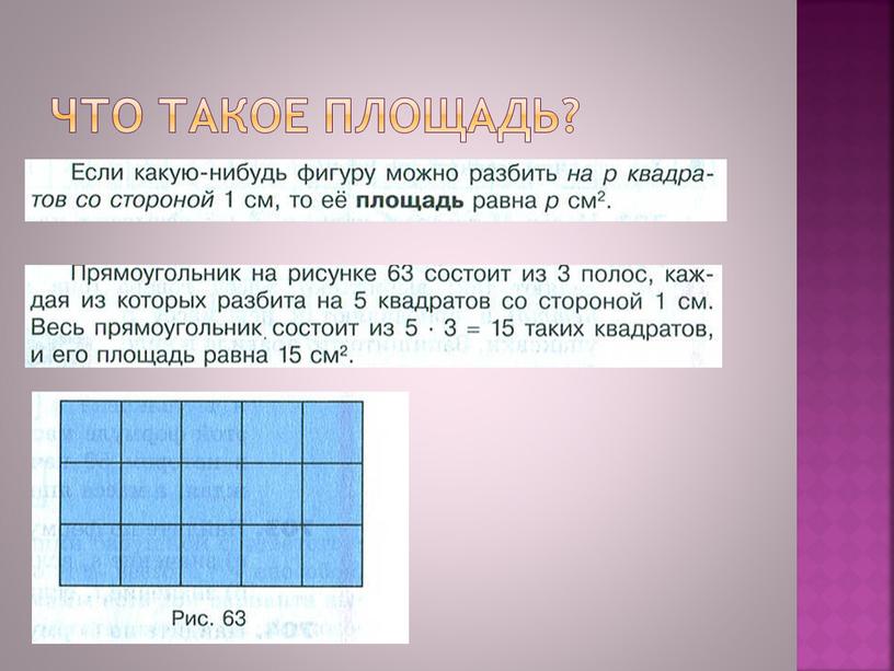 Что такое площадь?