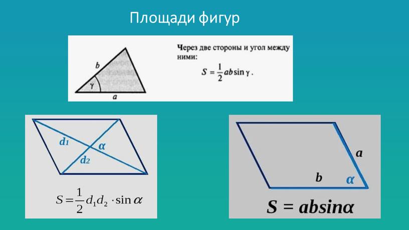 Площади фигур