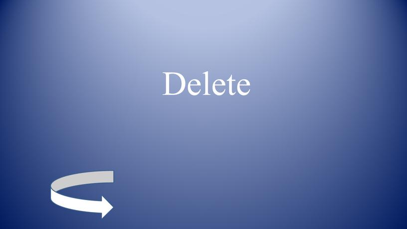 Delete