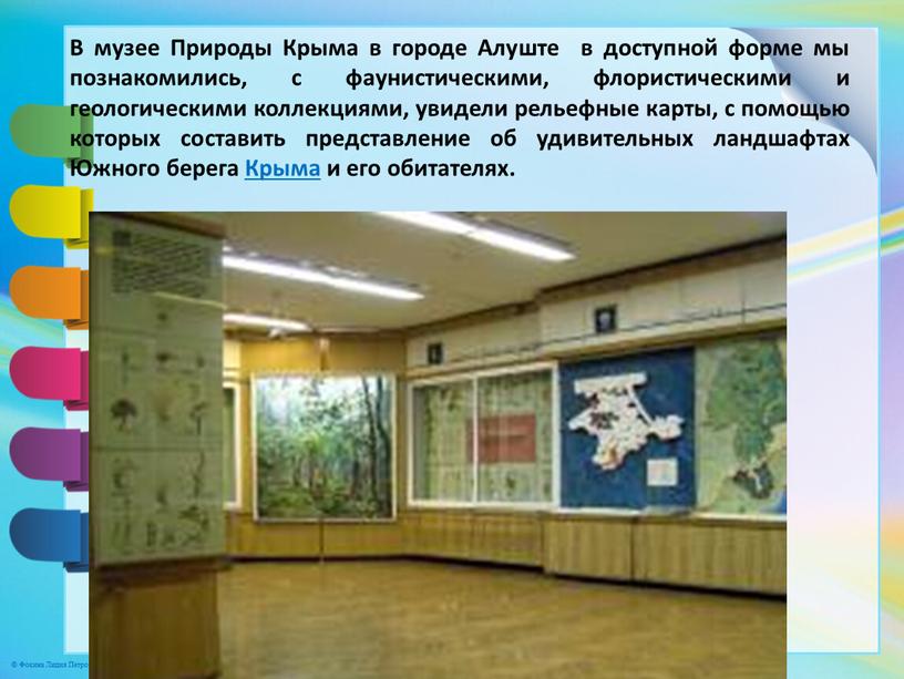 В музее Природы Крыма в городе