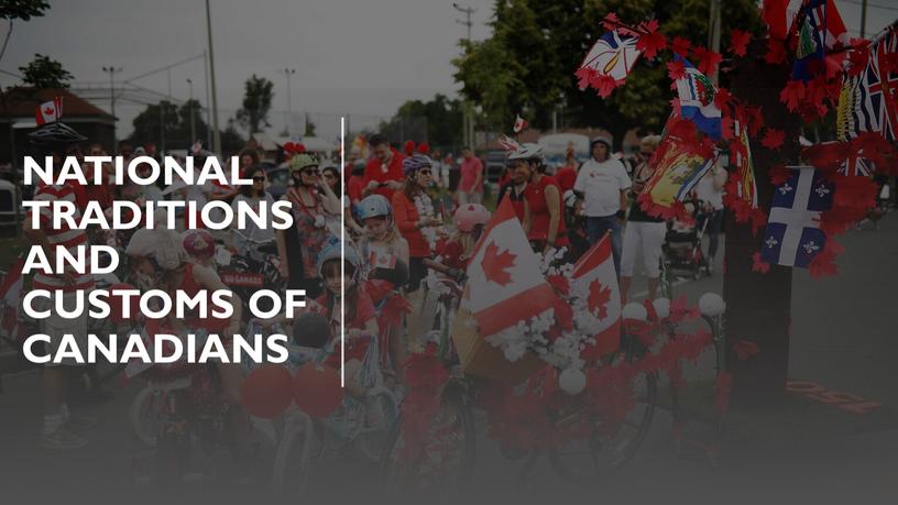 National traditions and customs of