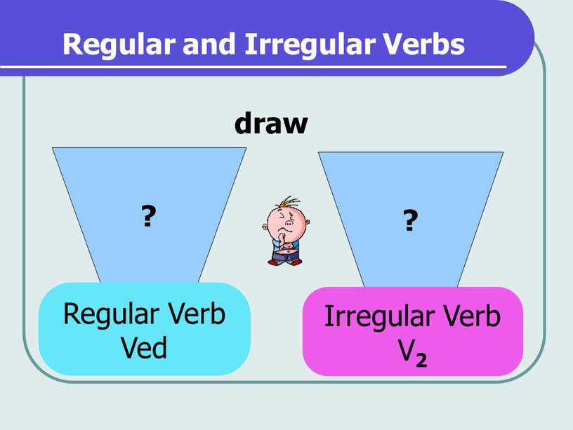 Regular and Irregular Verbs ? ? draw
