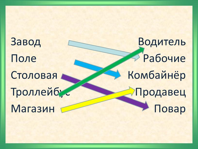 Завод Поле Столовая Троллейбус