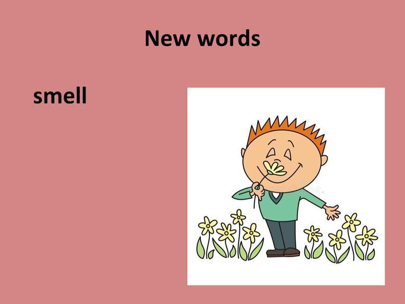 New words smell