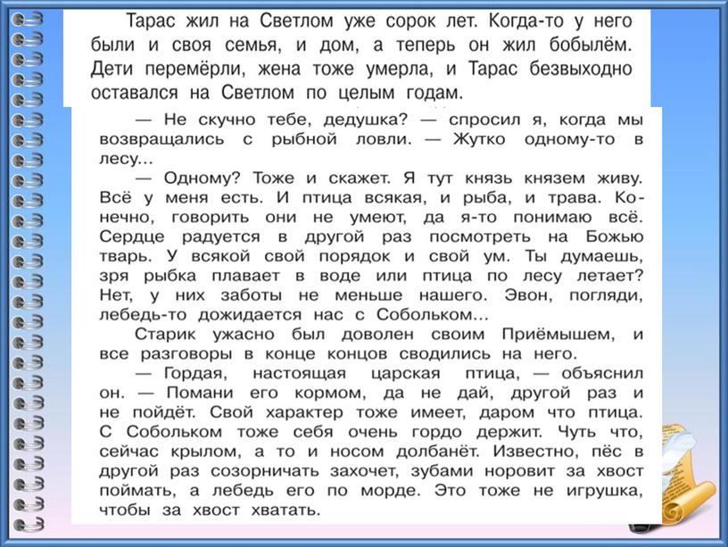 Урок литературного чтения в 3 классе на тему "Д.Мамин - Сибиряк "Приёмыш" 2 урок