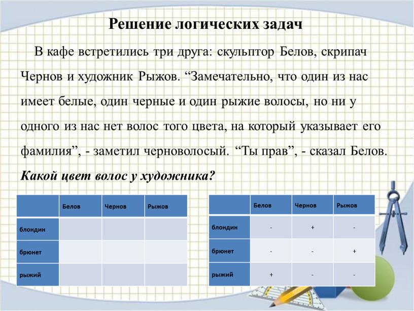 В кафе встретились три друга: скульптор