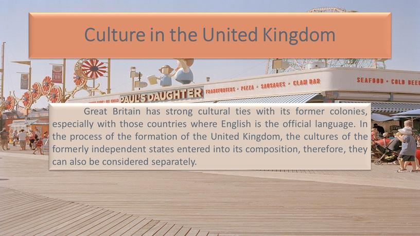 Culture in the United Kingdom