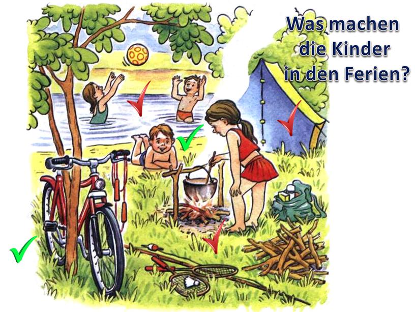 Was machen die Kinder in den