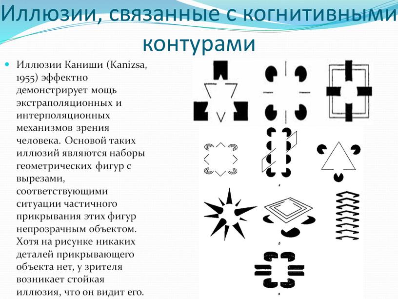 Иллюзии, связанные с когнитивными контурами