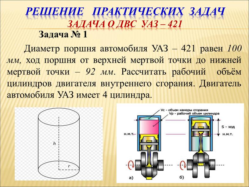 Решение практических задач Задача о