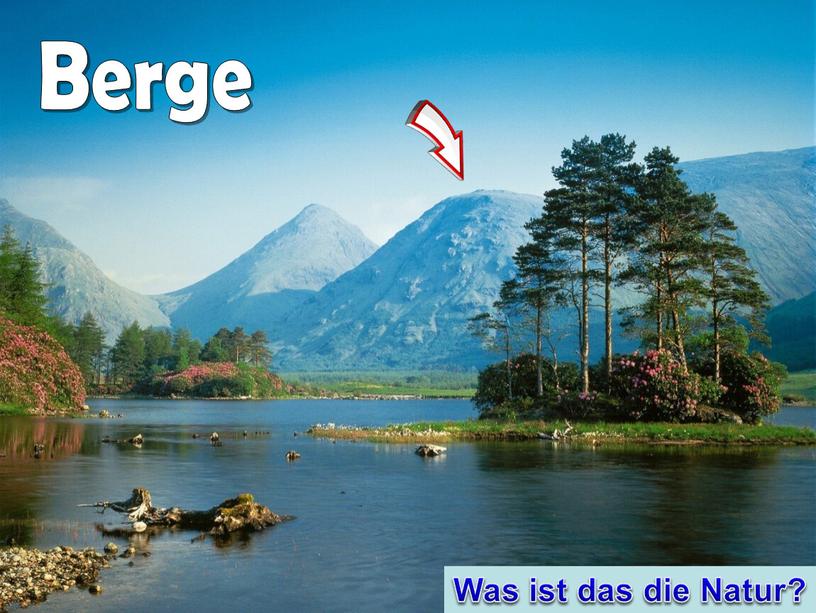 Berge Was ist das die Natur?