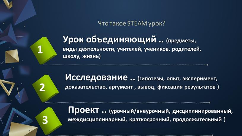 Что такое STEAM урок?