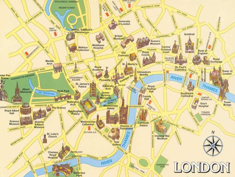 Технологическая карта урока английского языка в 7 классе "Royal London"