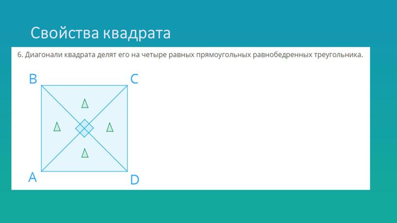 Свойства квадрата