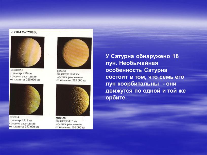 У Сатурна обнаружено 18 лун. Необычайная особенность