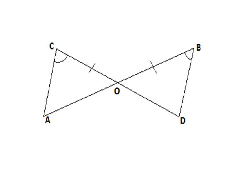 Наглядный материал к уроку по теме: "Второй признак равенства треугольников"