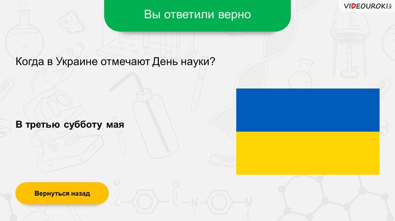 Вы ответили верно В третью субботу мая