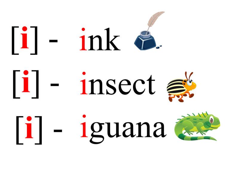 [ i ] - ink [ i ] - [ i ] - insect iguana