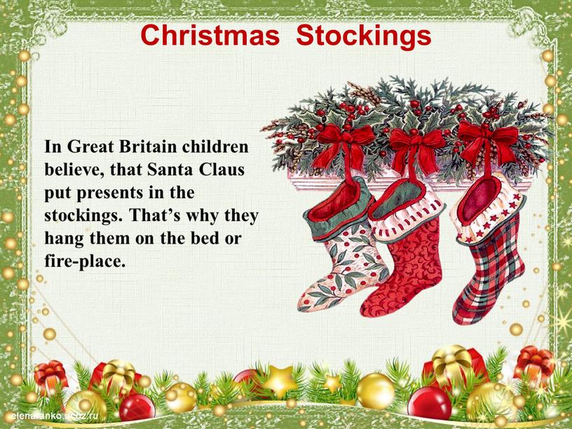 Christmas Stockings In Great