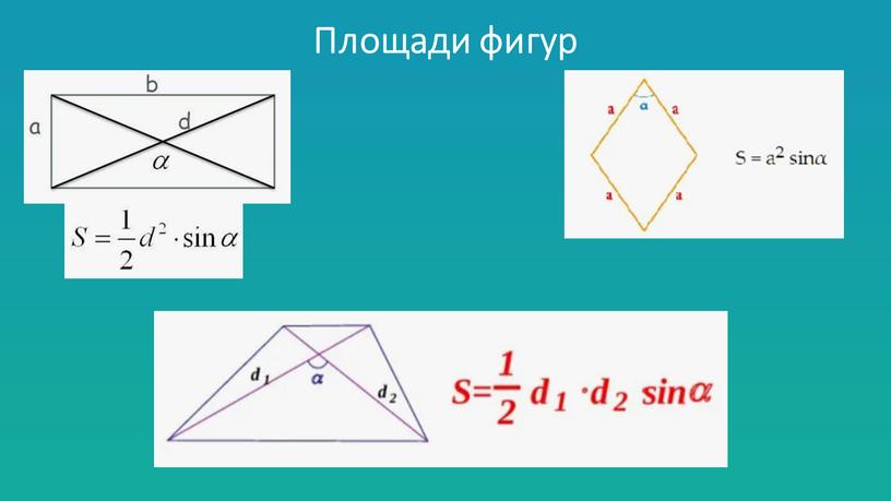 Площади фигур