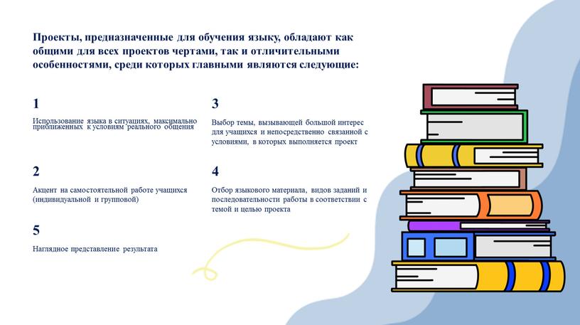 Использование проектного метода на уроках русского языка