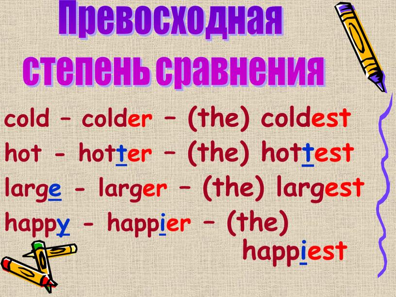 Превосходная степень сравнения