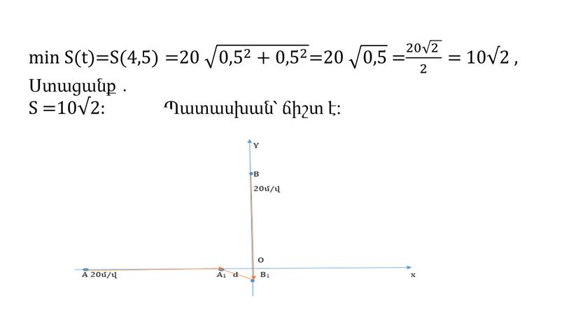 S(t)=S(4,5) =20 0,5 2 + 0,5 2 0,5 2 + 0,5 2 0,5 2 0,5 0,5 2 2 0,5 2 + 0,5 2 0,5 0,5…