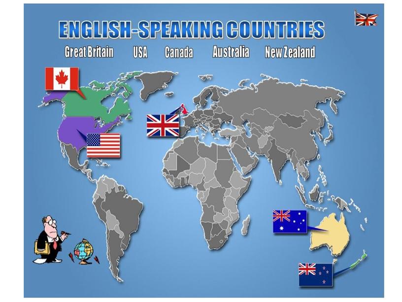 Презентация к уроку на тему "English as a global language"