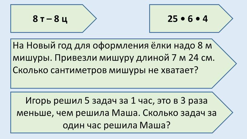 На Новый год для оформления ёлки надо 8 м мишуры