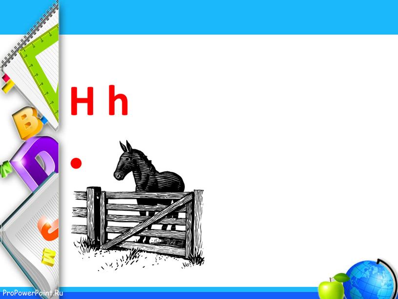 H h horse