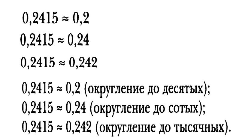 Презентация Приближенное значение обыкновенных дробей