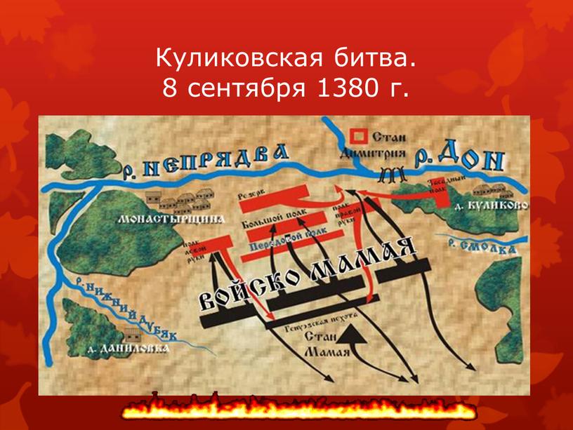 Куликовская битва. 8 сентября 1380 г