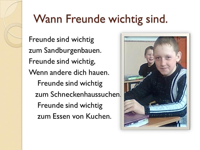 Wann Freunde wichtig sind. Freunde sind wichtig zum