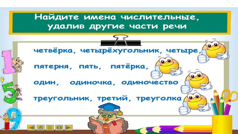 Презентация к уроку по русскому языку по теме "Числительные"