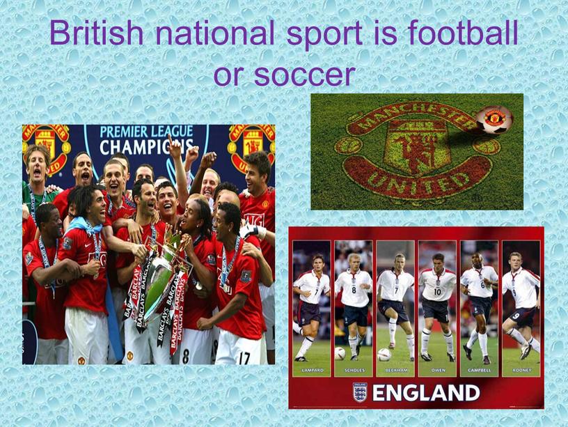 British national sport is football or soccer