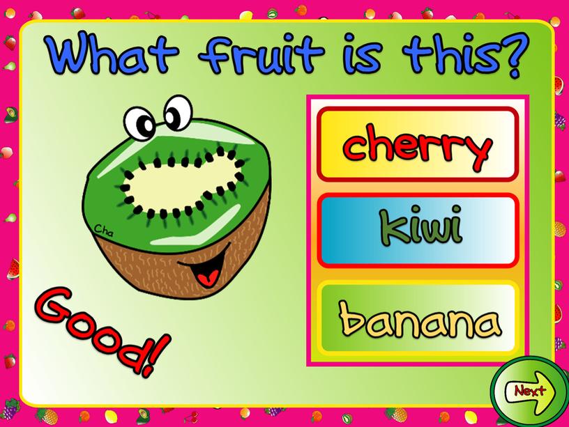 Игра-презентация по английскому языку на тему:"What fruit is this?"