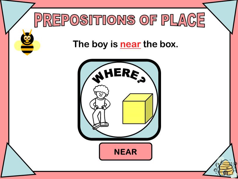 PREPOSITIONS OF PLACE NEAR WHERE?