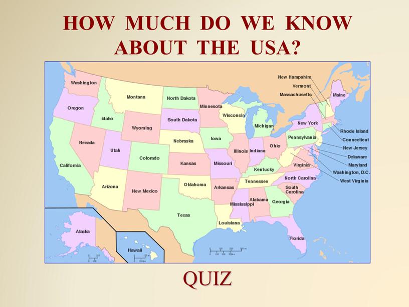 QUIZ HOW MUCH DO WE KNOW ABOUT