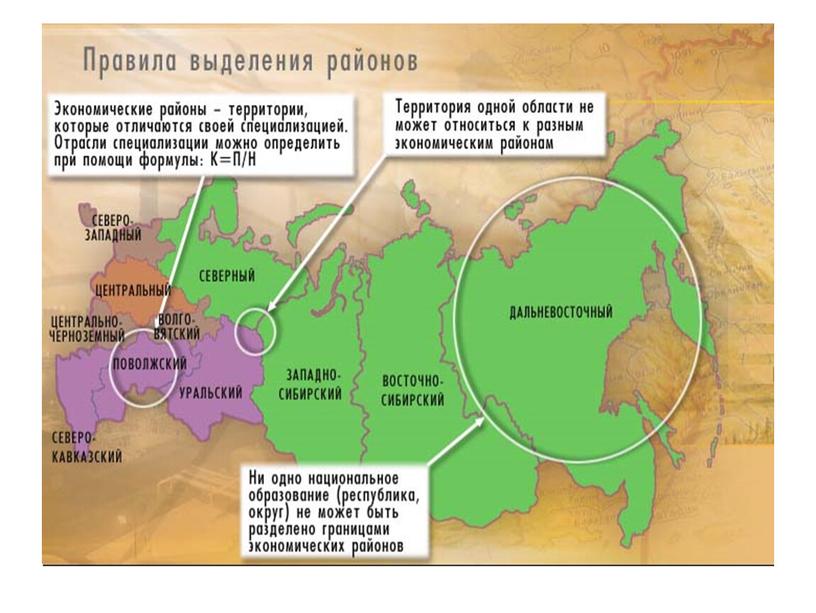 Презентация по географии на тему: "Районирование территории России" 9 класс