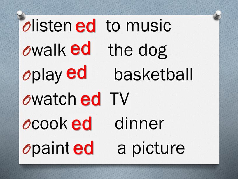 TV cook dinner paint a picture ed ed ed ed ed ed